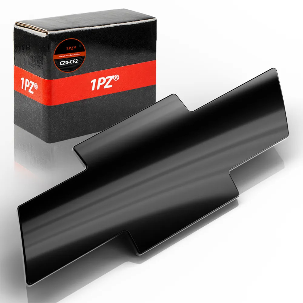 Front Grille Badge Emblem Black Acrylic ABS Plastic For Chevrolet Logo 12335633