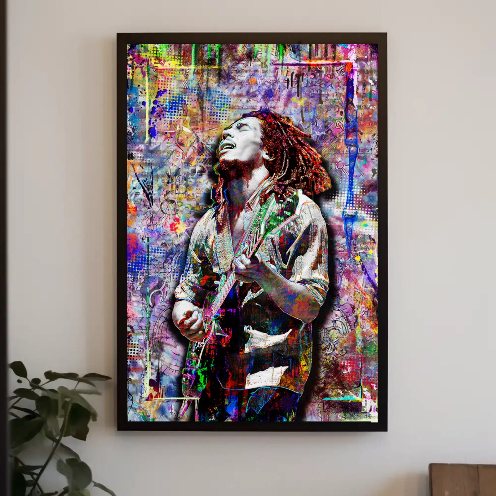 BOB MARLEY And The Wailers Poster 12x18in Bob Marley Tribute Art Free Shipping