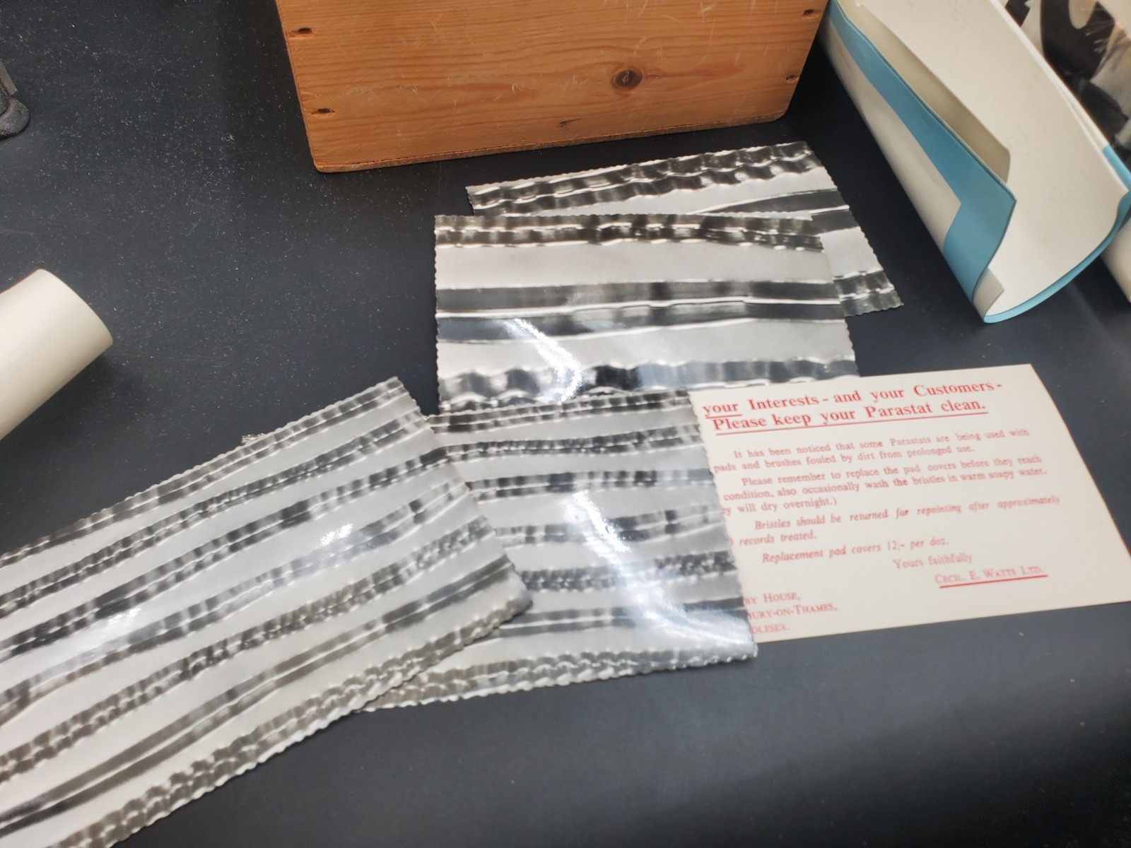 CECIL E. WATTS PARASTAT Record Cleaning Machine