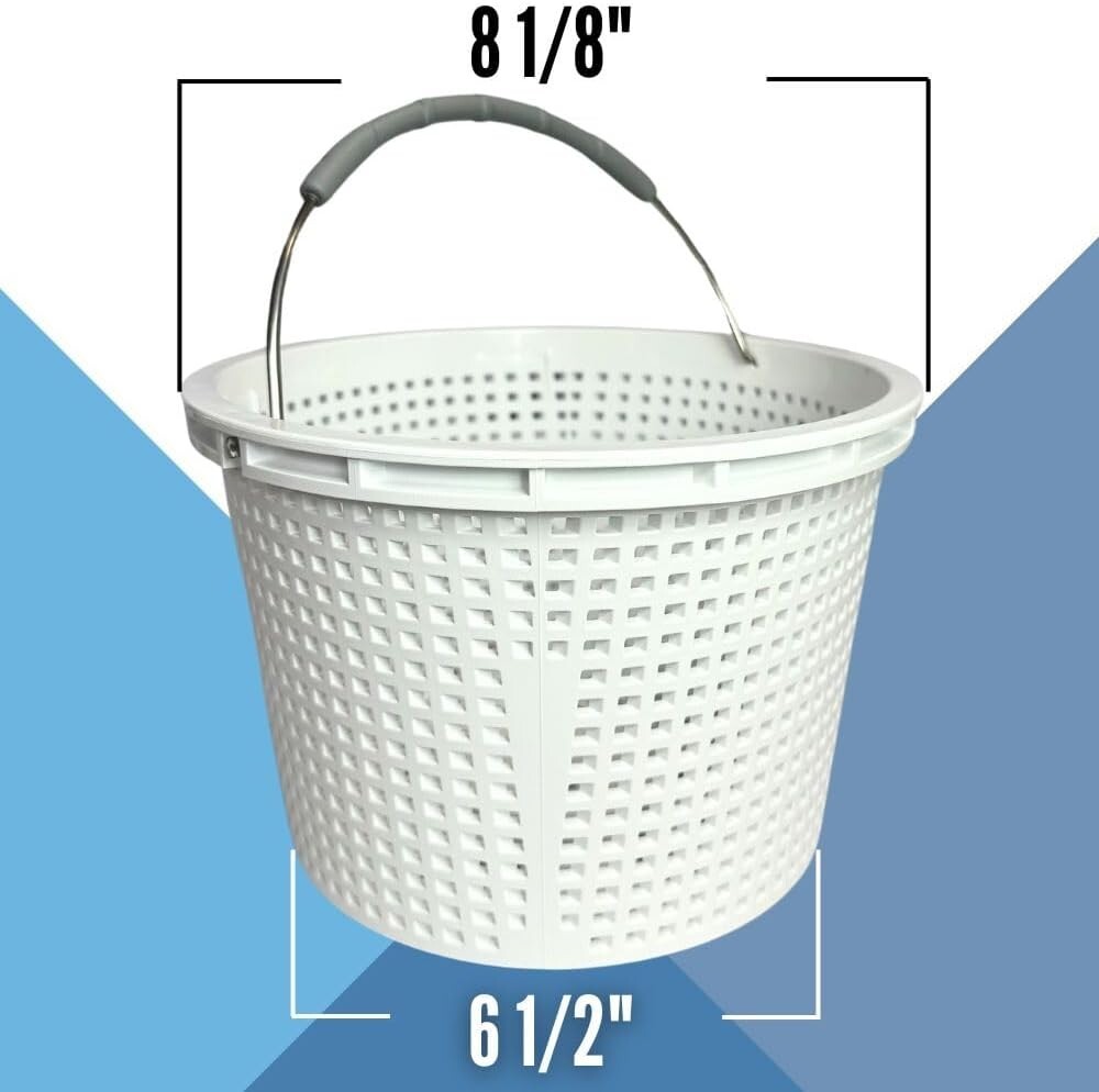 08650-0007 Pool Skimmer Basket Compatible with Pentair U-3 Skimmer Basket