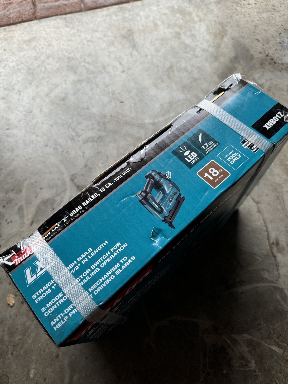 Makita LXT 18V Li-Ion 2 in. 18-Gauge Brad Nailer (Tool Only) XNB01Z - NEW!!!