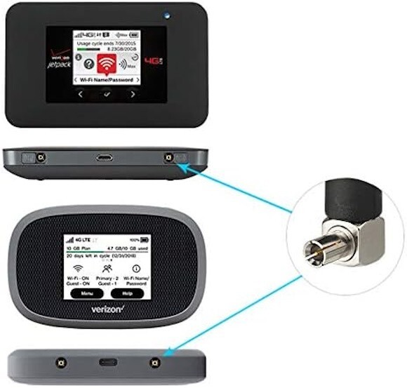 2PCS Netgear External Antenna for Nighthawk M6 Pro MR6110 MR6150 Mobile Router