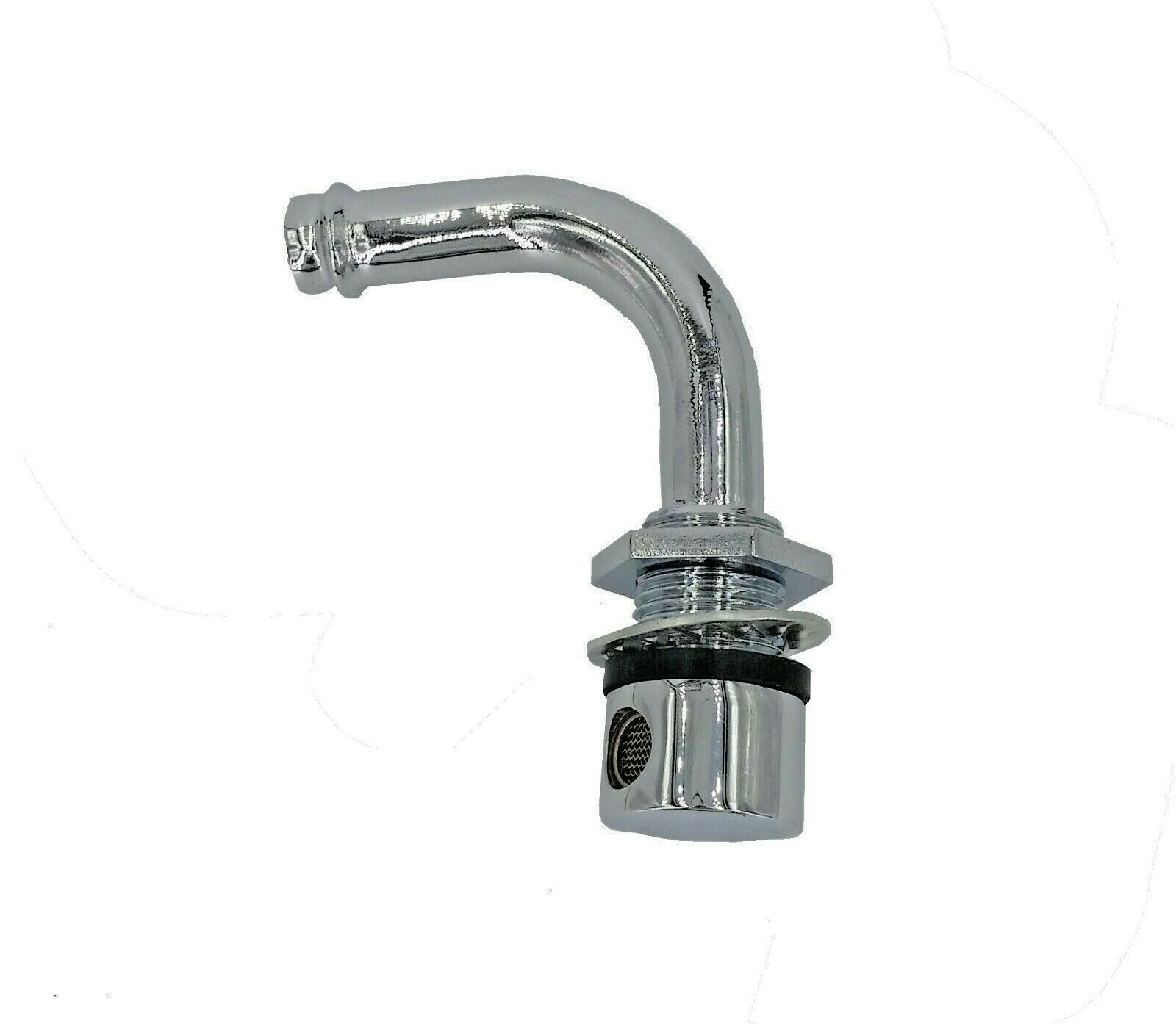 Chrome Plated Brass 90 Degree Thru Hull Fuel Tank Vent for Boats - 5/8" Hose