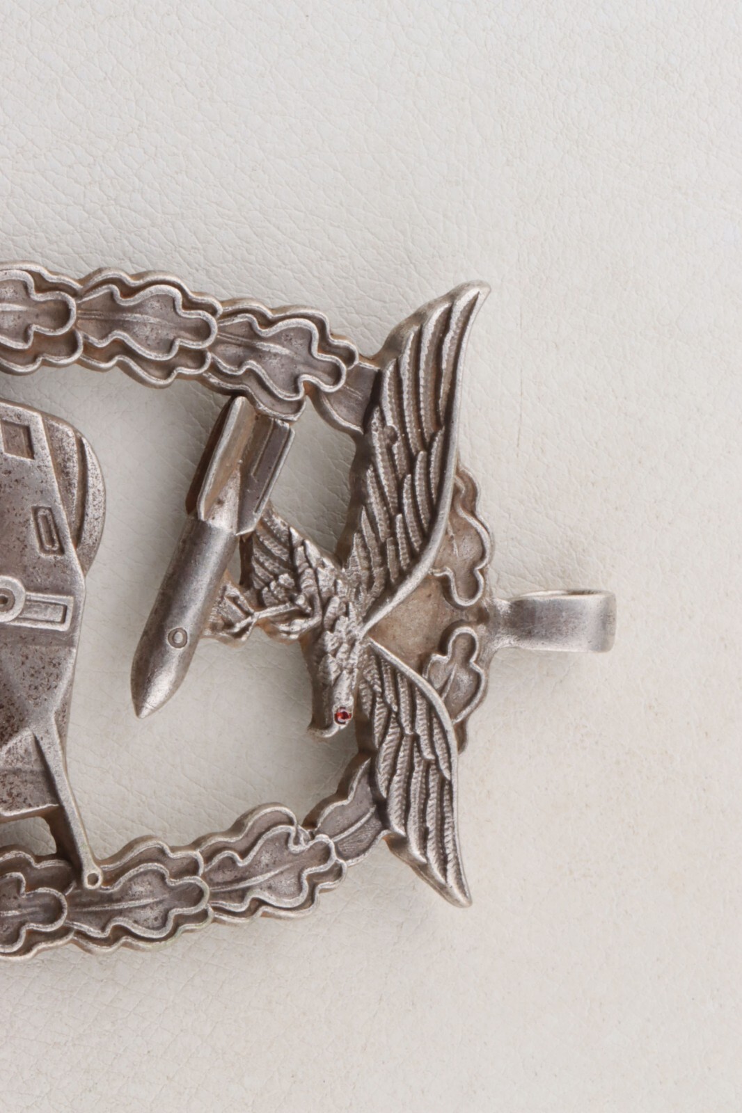 German pilot pendant 800 Silver WW2 Bomb Luftwaffe Tank WWII Wehrmacht Tank Eagl