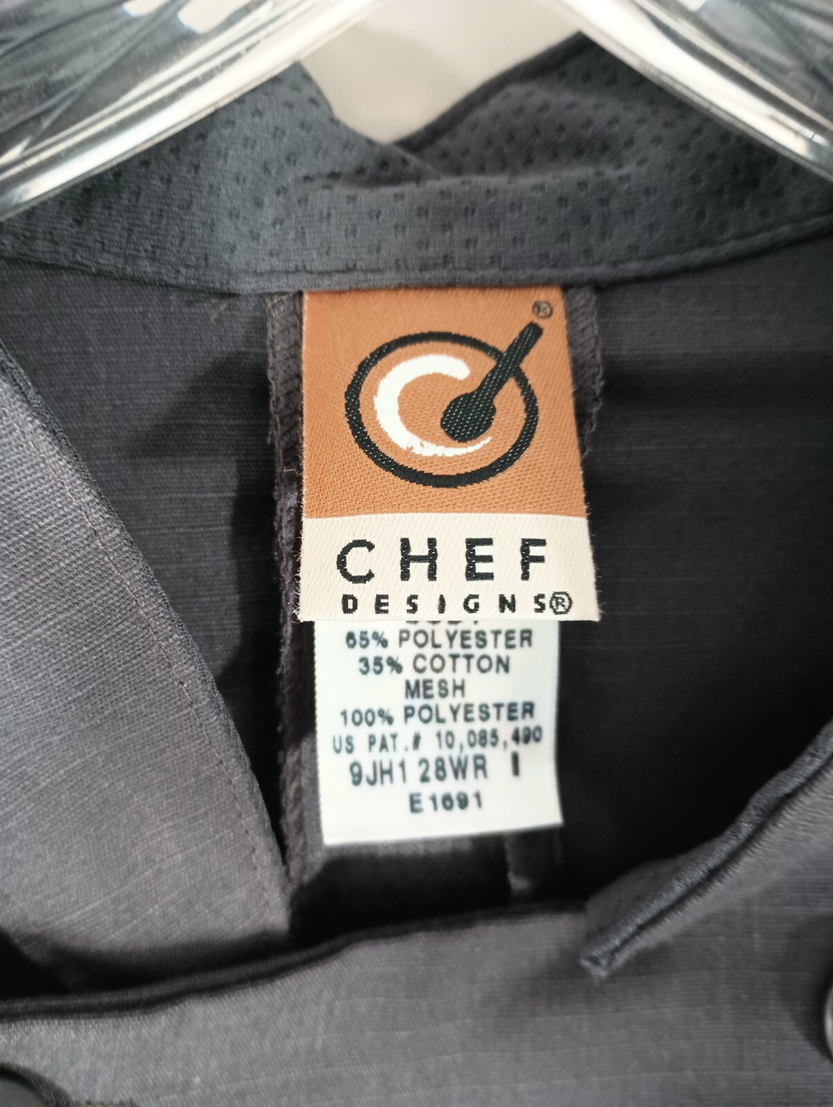 Chef Designs Charcoal Gray Traditional XL Cook Coat Multiple Button FAST Ship