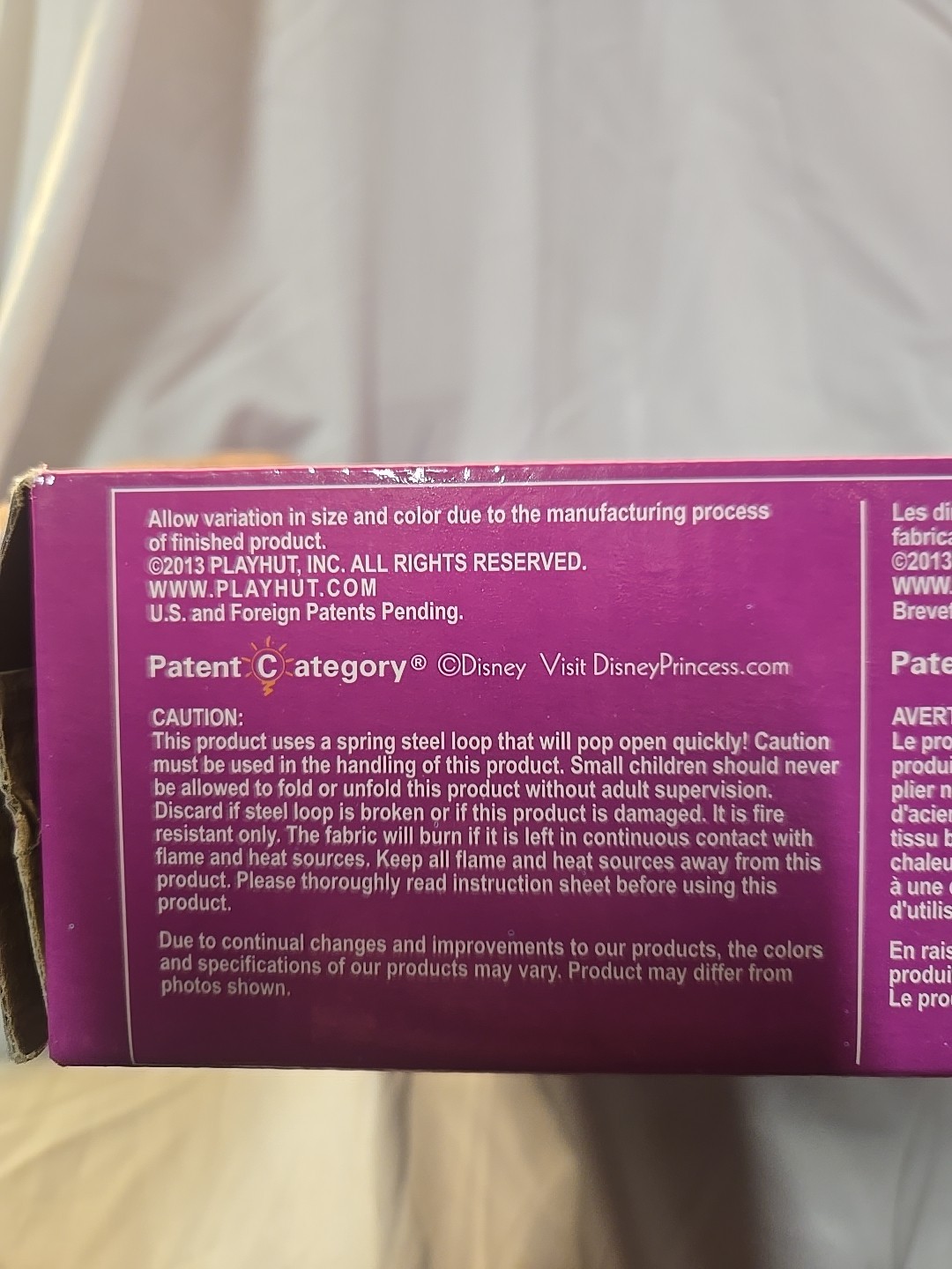 Disney Princess Classic Hideaway Pop-Up Play Tent By Playhut Princess Campout