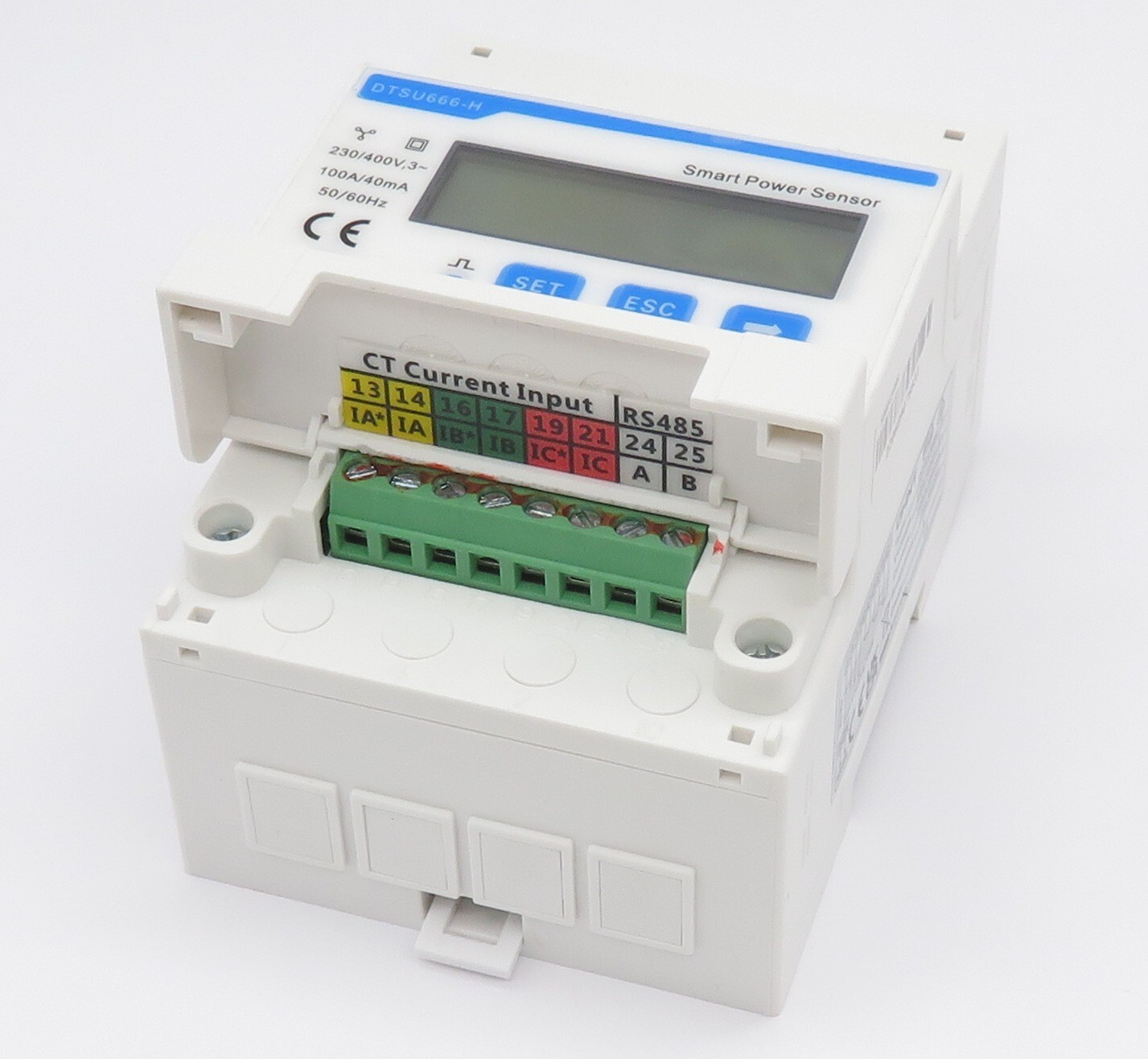 Smart Power Sensor Chint DTSU666-H Energy Meter 3~ Electricity Meter 100A 40mA UKCA