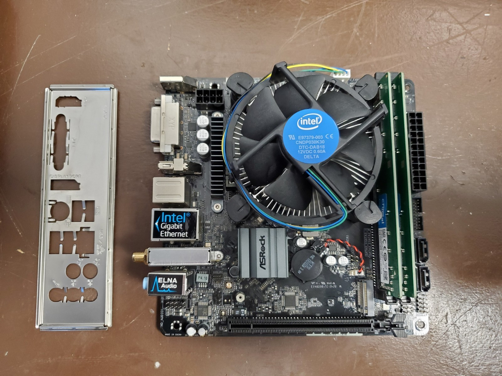 ASRock H310CM-ITX/ac P4.10 WIFI Mini-ITX MOBO, Intel i5-9400 CPU, 16GB RAM COMBO