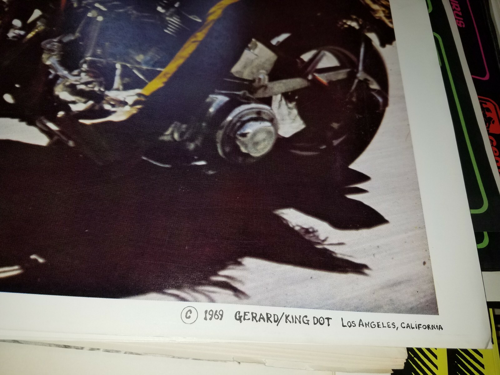 EASY RIDER VINTAGE 1969 MOTORCYCLE CHOPPER POSTER Peter Fonda Dennis Hopper NICE