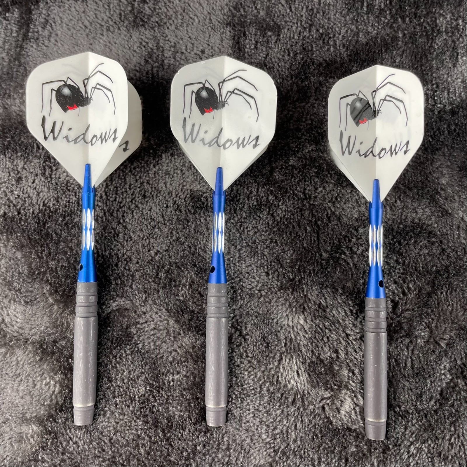 LaserDarts 20g Black Widows Smooth Ringed Barrel Soft Tip