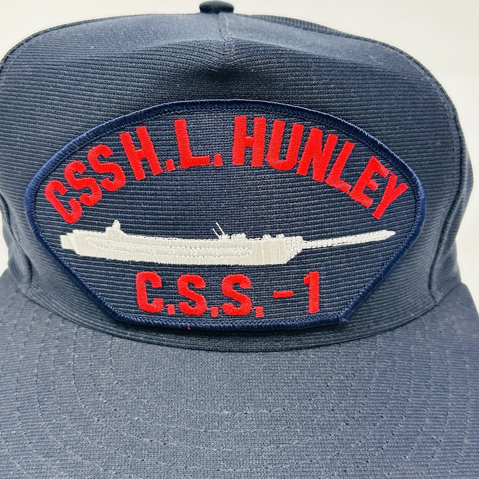 NEW Confederate Navy Submarine CSS HL Hunley CSS-1 Ballcap Hat MADE IN USA
