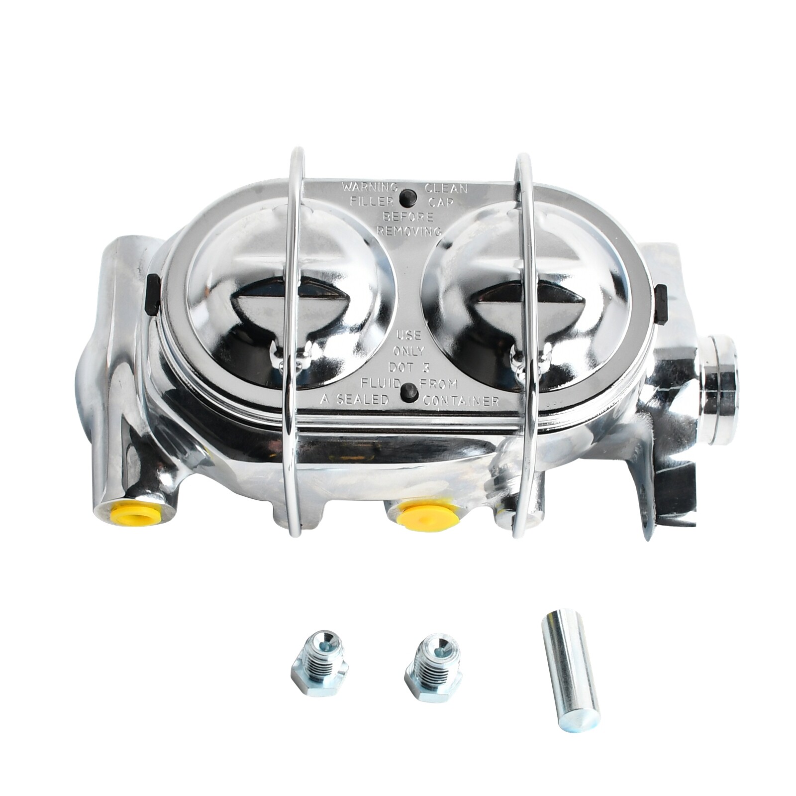 8" Chrome Power Brake Booster Conversion Kit Disc Drum For 1958-64 Chevy Impala