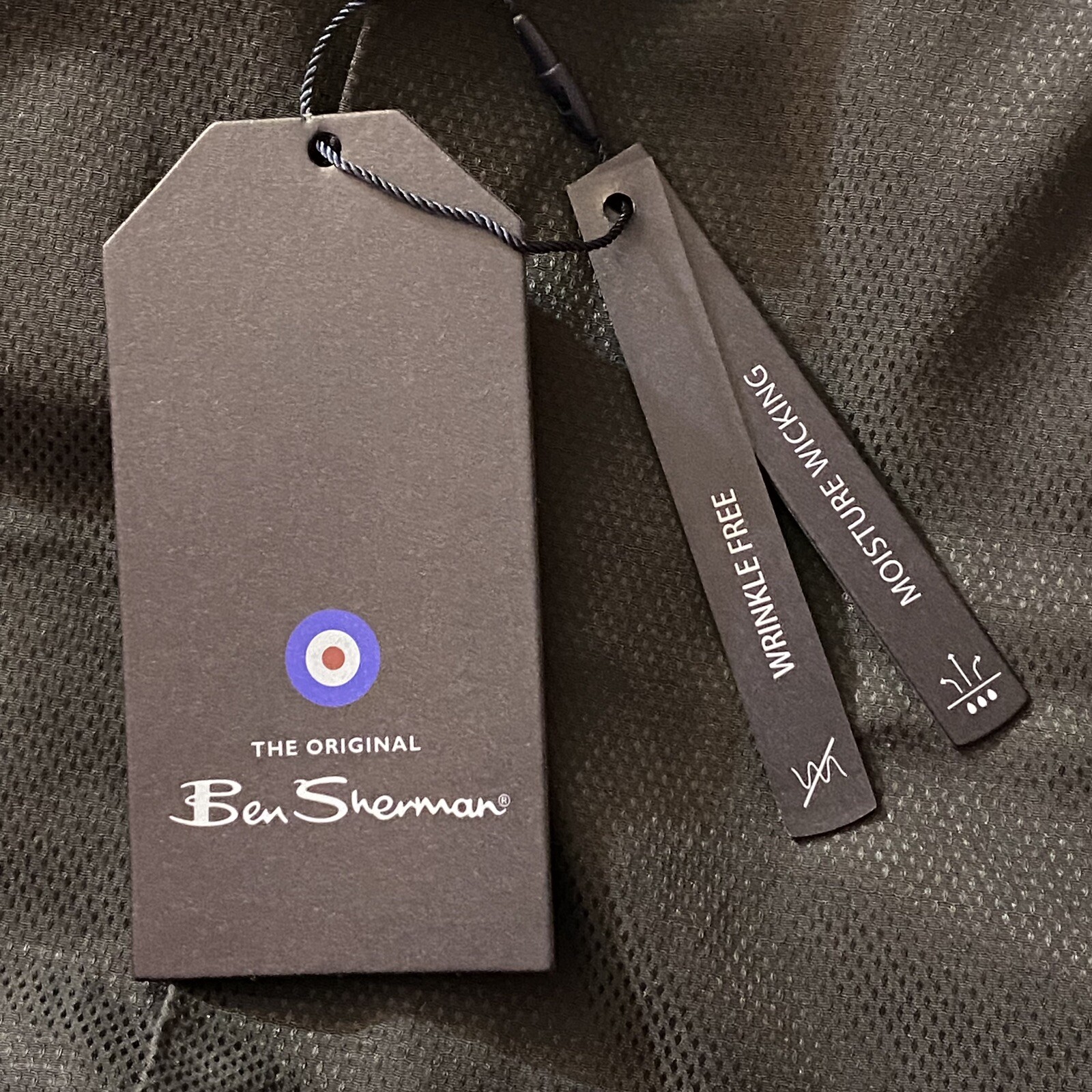 NWT Ben Sherman Slim Fit Black Button Down Dress Shirt Men’s M 15/15.5 32/33