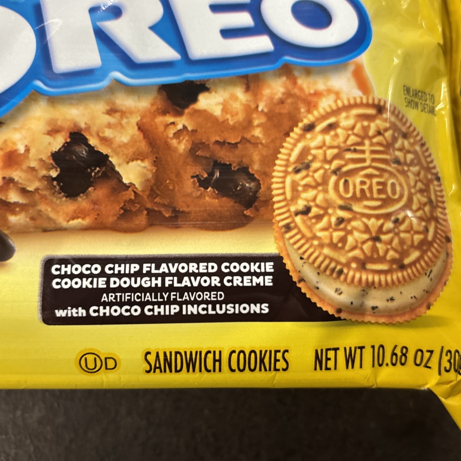 Nabisco Oreo Cookie Dough Flavored Crème Cookies Limited Edition 10.68oz