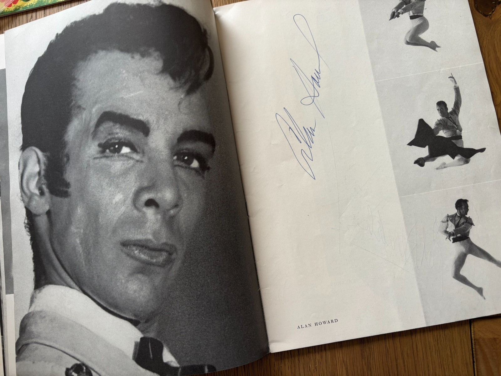 1956 program W/30 AUTOGRAPHS BALLET RUSSE DE MONTE CARLO NOVAK/CHOUTEAU/HOWARD
