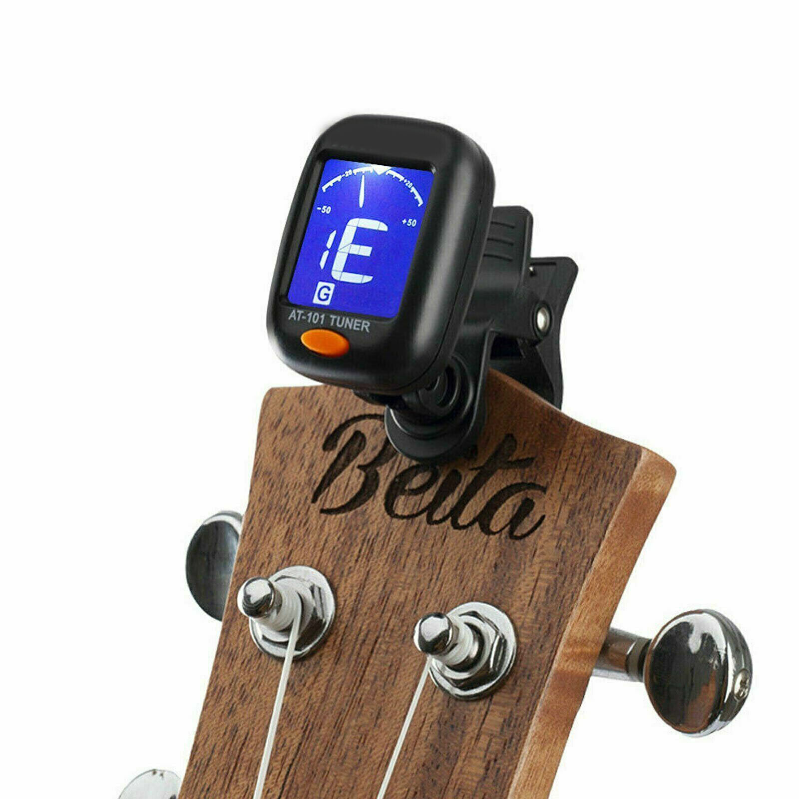 LCD Clip On Chromatic Acoustic Electric Guitar Bass Ukulele Banjo Violin Tuner