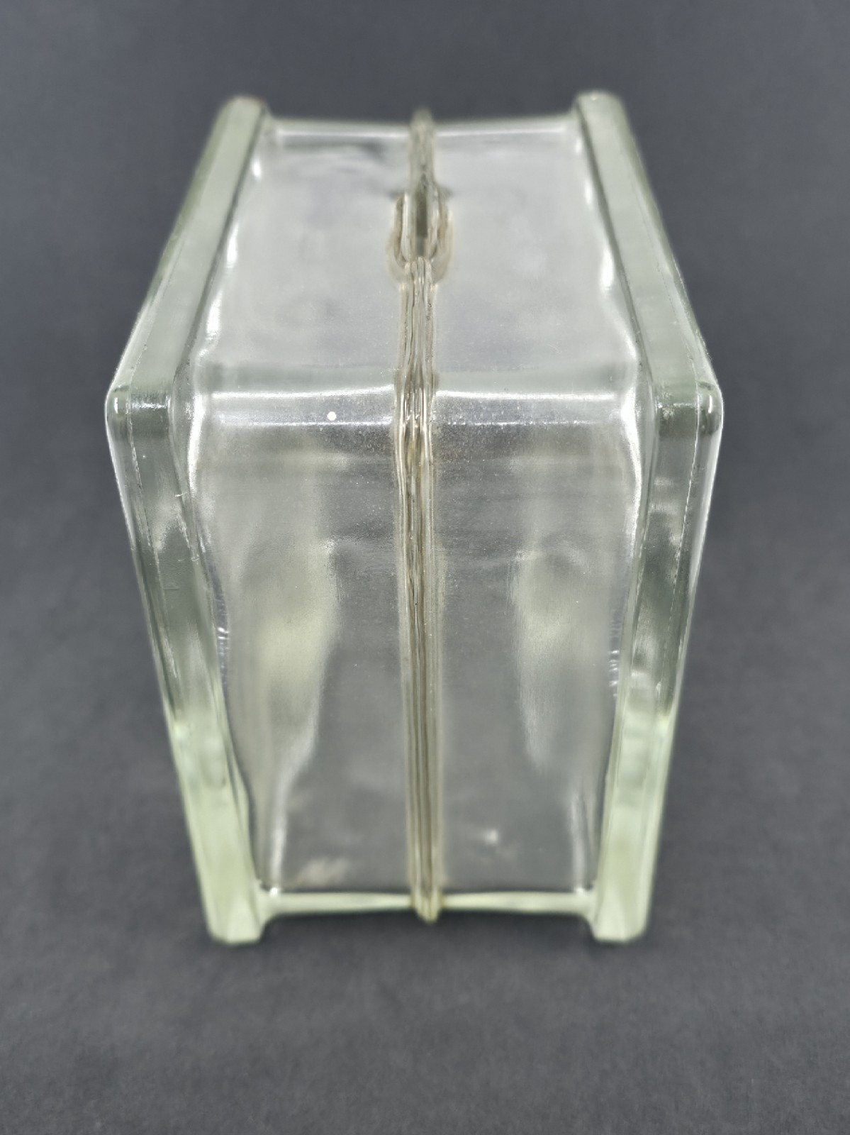 ​Vintage Esso Glass Block Bank Watch Your Savings Grow Standard Oil Advertising