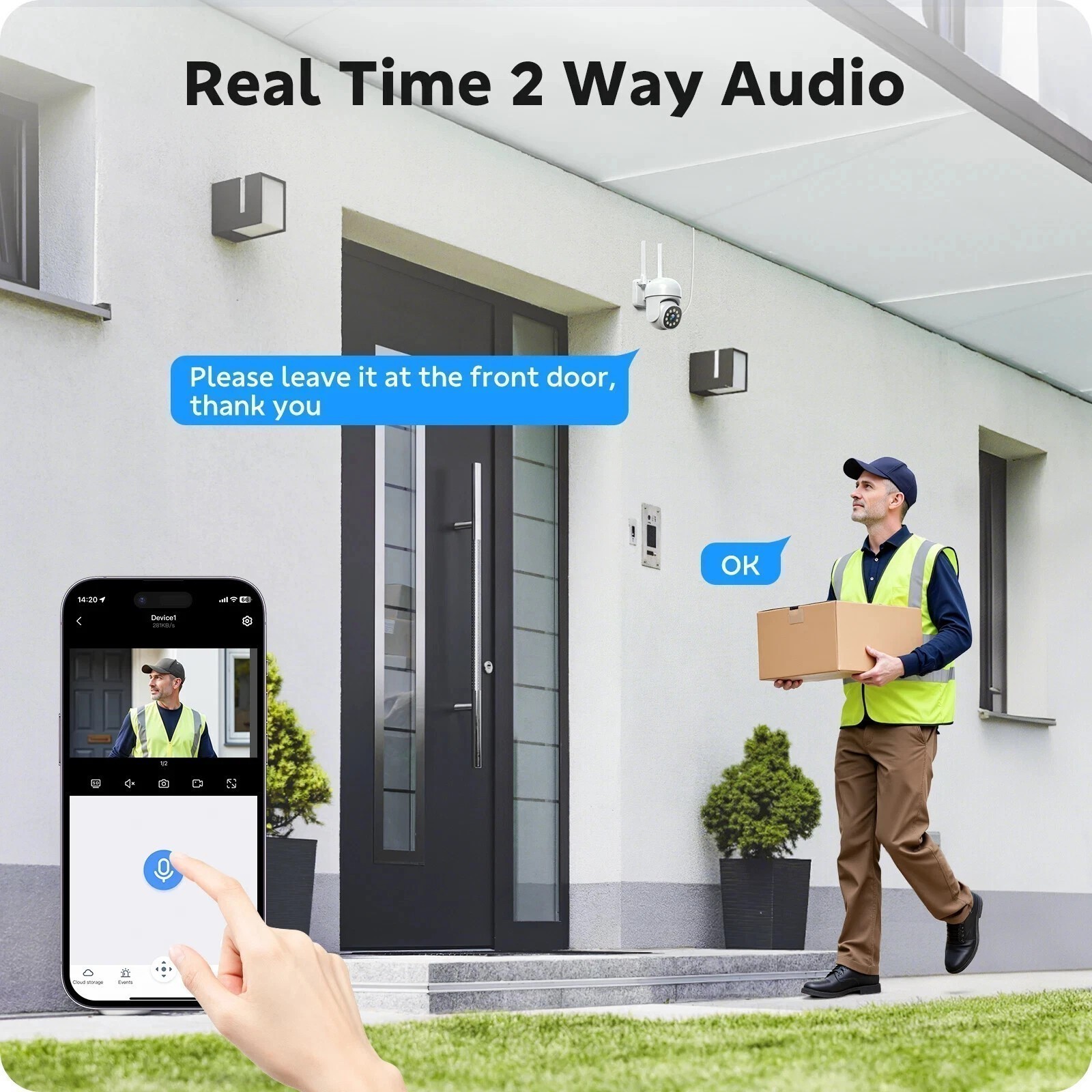 CAMCAMP 16CH NVR 8X PTZ Cameras Wireless CCTV WiFi Security Camera System Audio