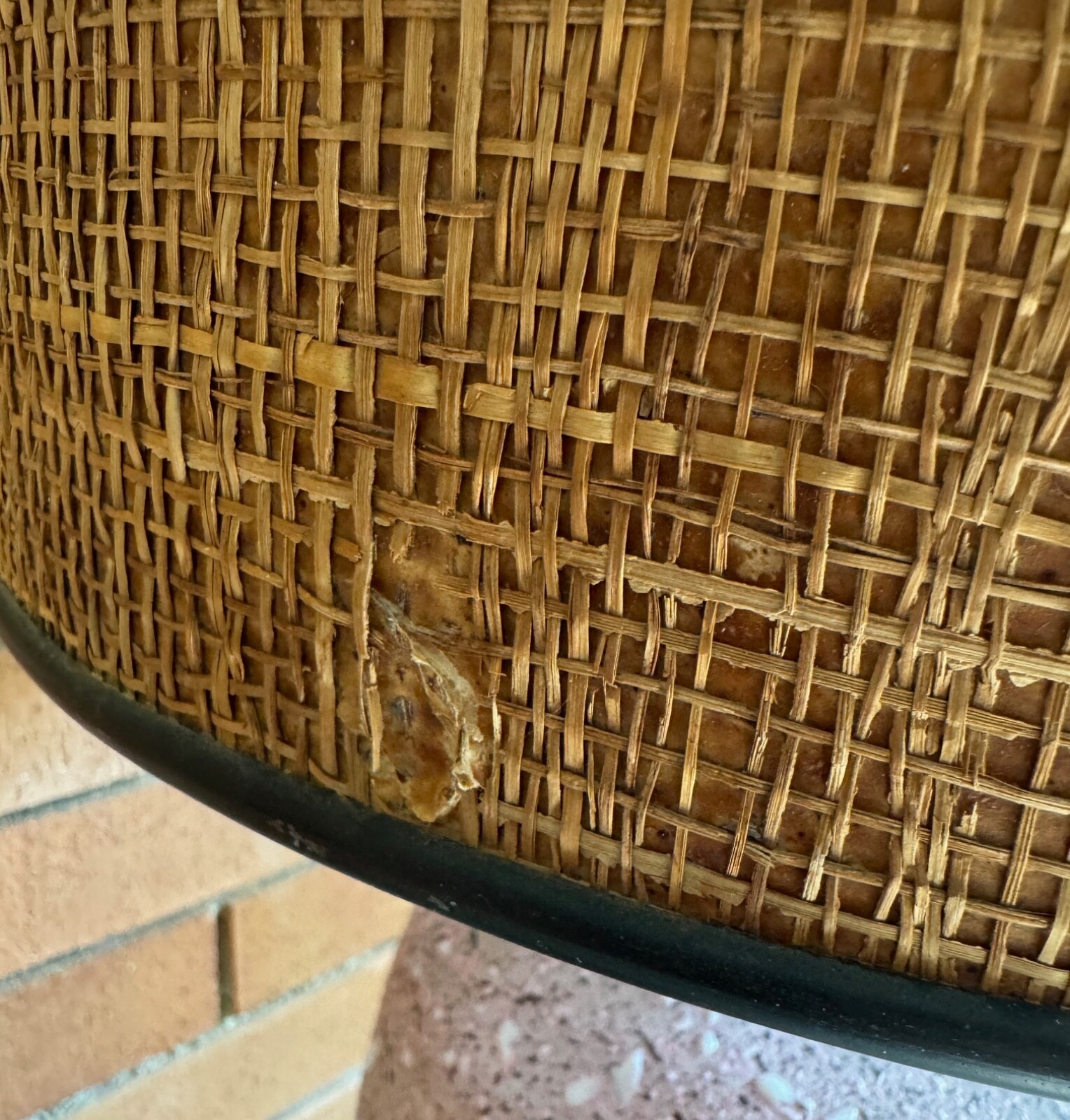 Vintage 50s Atomic Era Pottery Lamp Mid Century MCM Modern Lighting Pink Brown