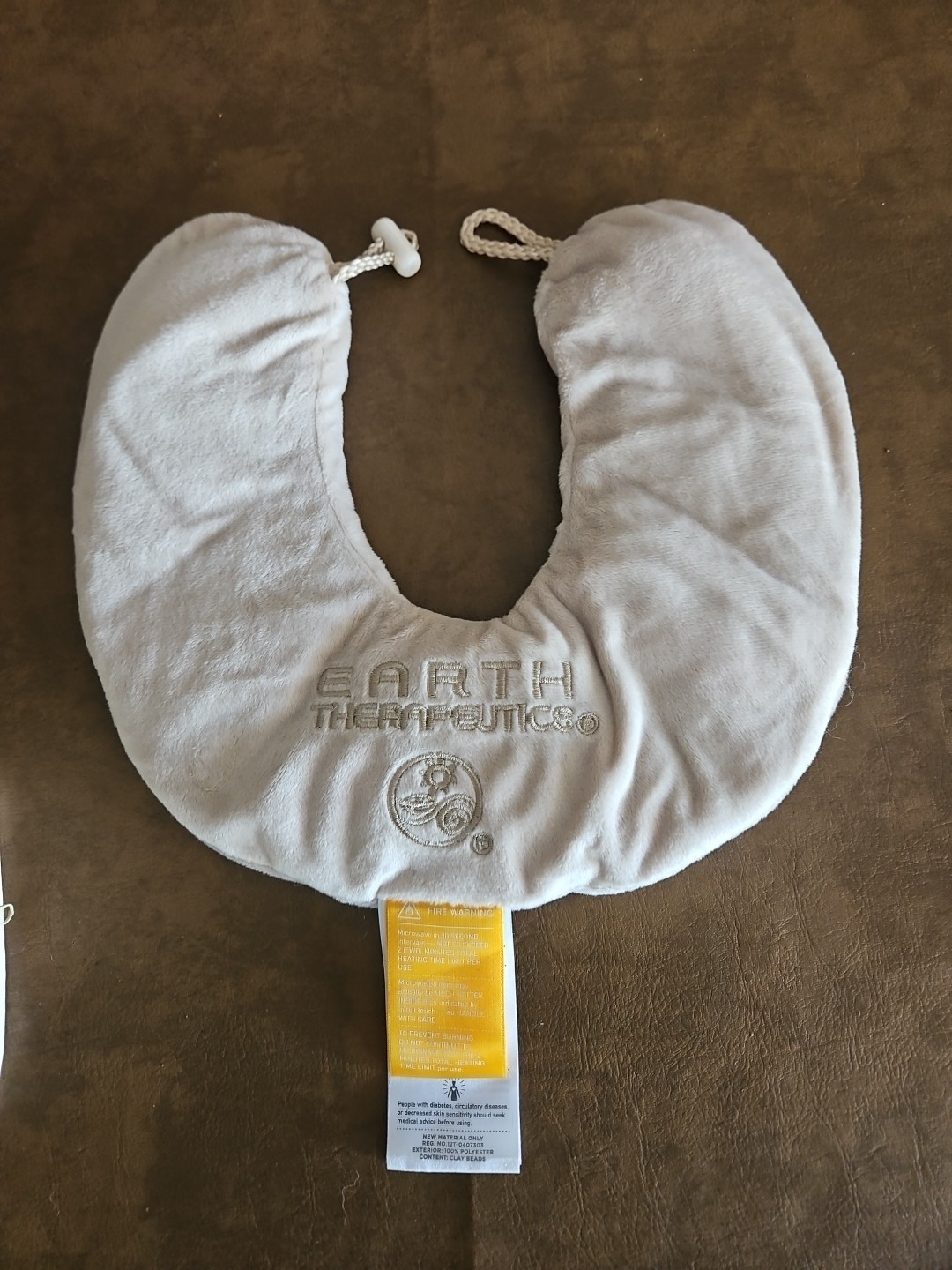 Earth Therapeutics Anti-Stress Microwaveable Neck Pillow Washable Cover