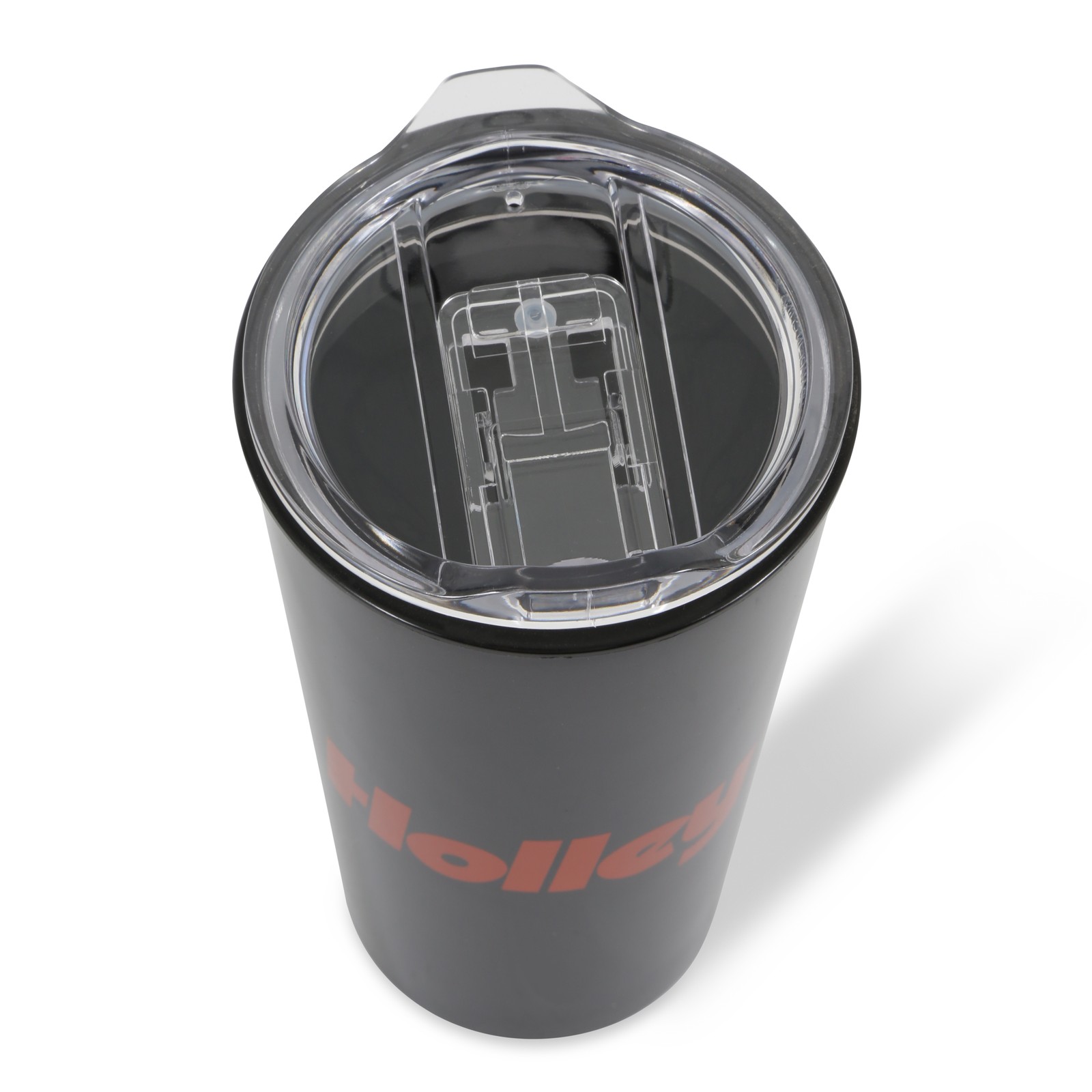 Holley 36-587 Insulated Travel Coffee Tumbler - 18 ounce - Black - Each