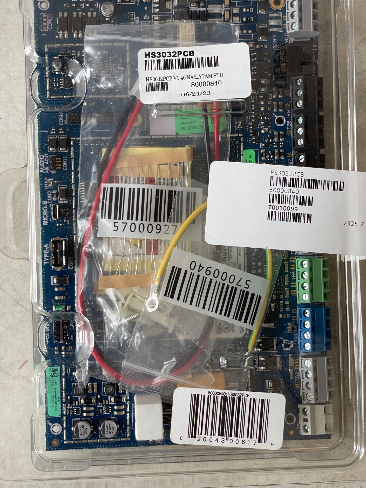 DSC HS3032 PCB Residential Burglar Alarm Controller V1.40 Power Board