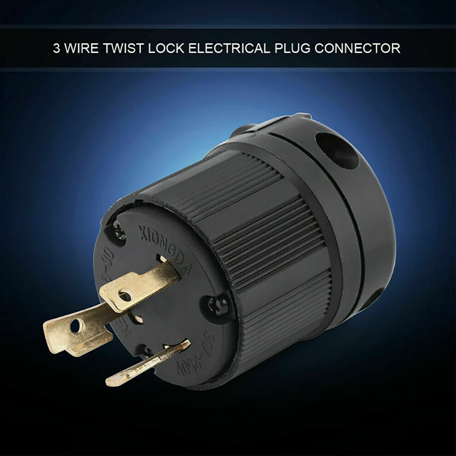 10* For Nema L6-30P L6-30R YGA017 KIT 30A 250V Male Female Twist Lock 3Wire Plug