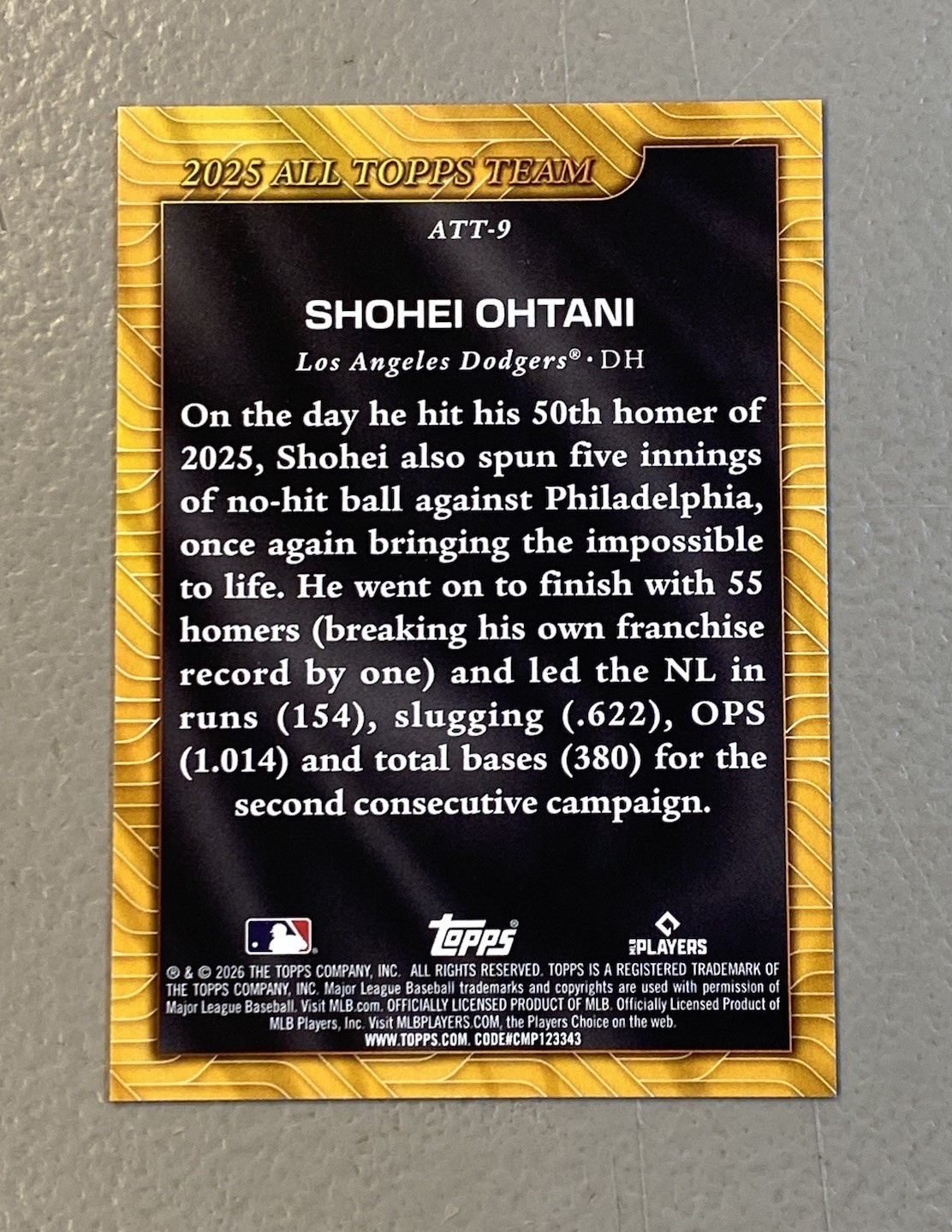 Shohei Ohtani 2026 Topps Series 1 Lot of (31) Cards - Foil Insert Base Dodgers