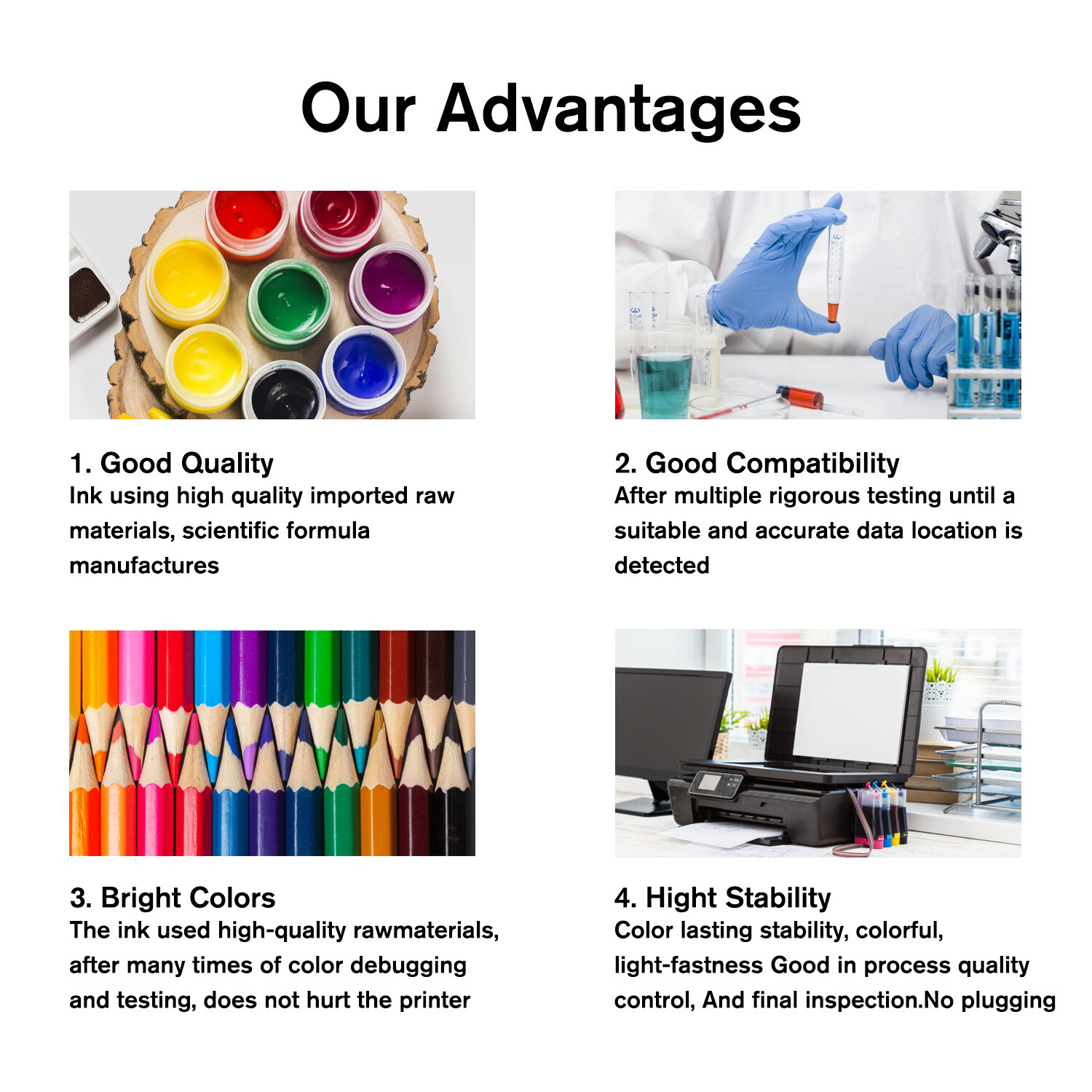 480ML A-SUB Sublimation Ink for Epson 2720 2760 2803 2800 2850 4800 WF 7720 7710