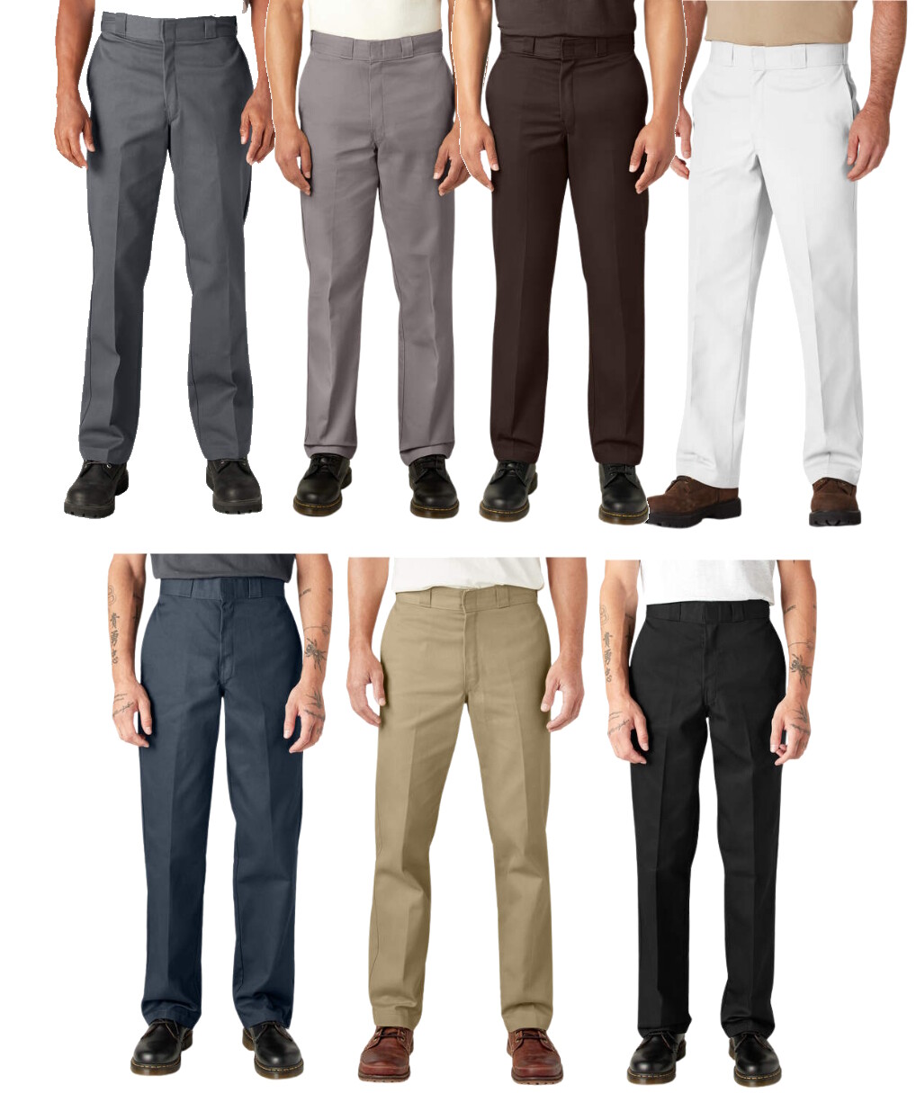 Dickies Men's 874 Pants Classic Original Fit Work School Uniform Straight Leg