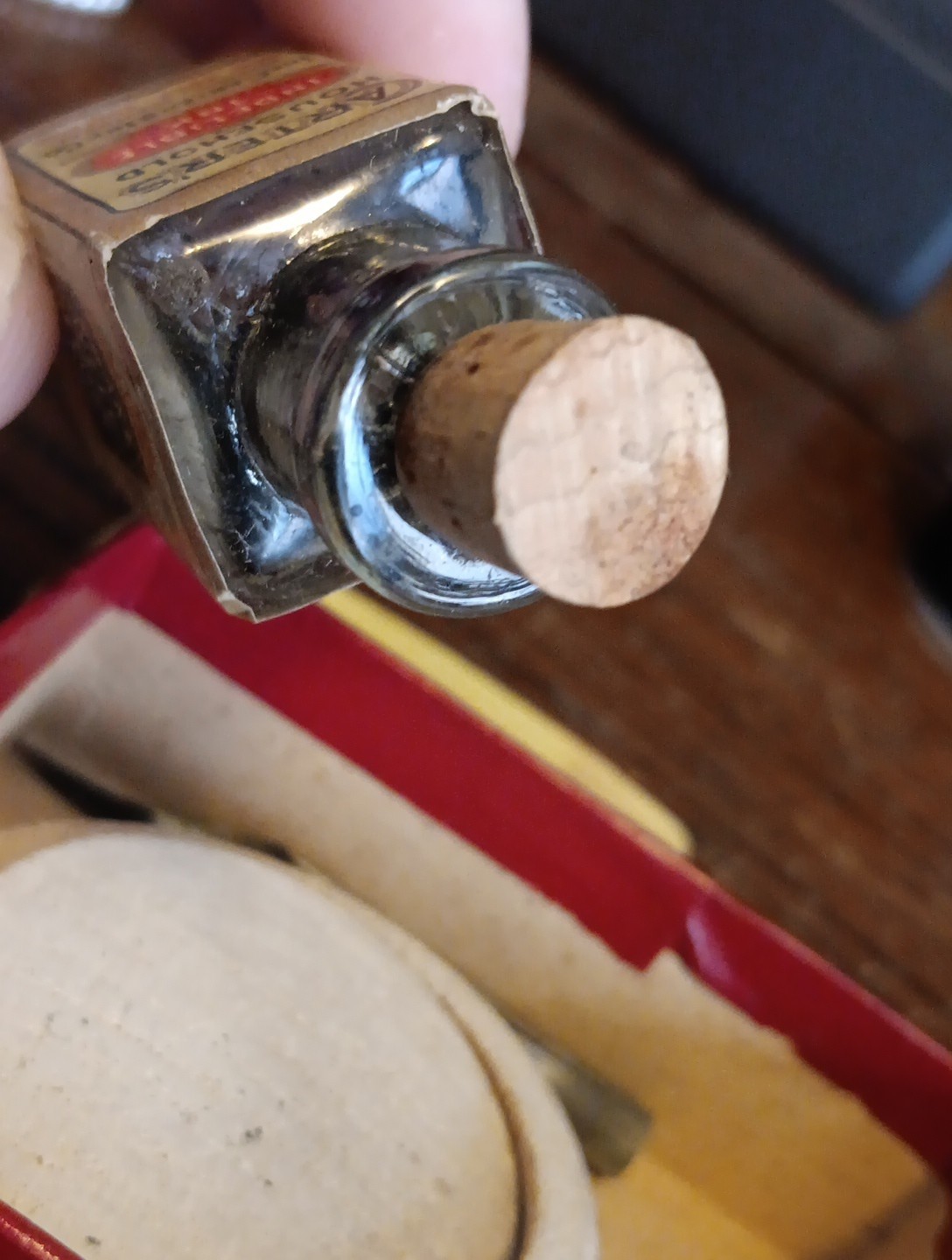 Antique CARTER's Indelible Household INK BOTTLE & BOX Set for Fountain Pen