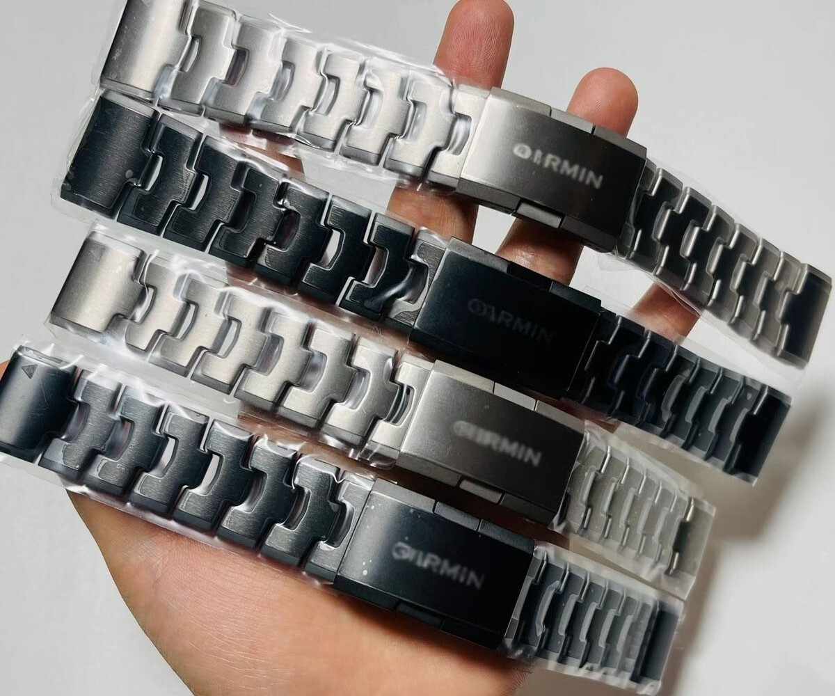 22/26mm Original Titanium Watch Band Strap For Garmin Fenix 8/7 7X 6X 5 Pro Plus