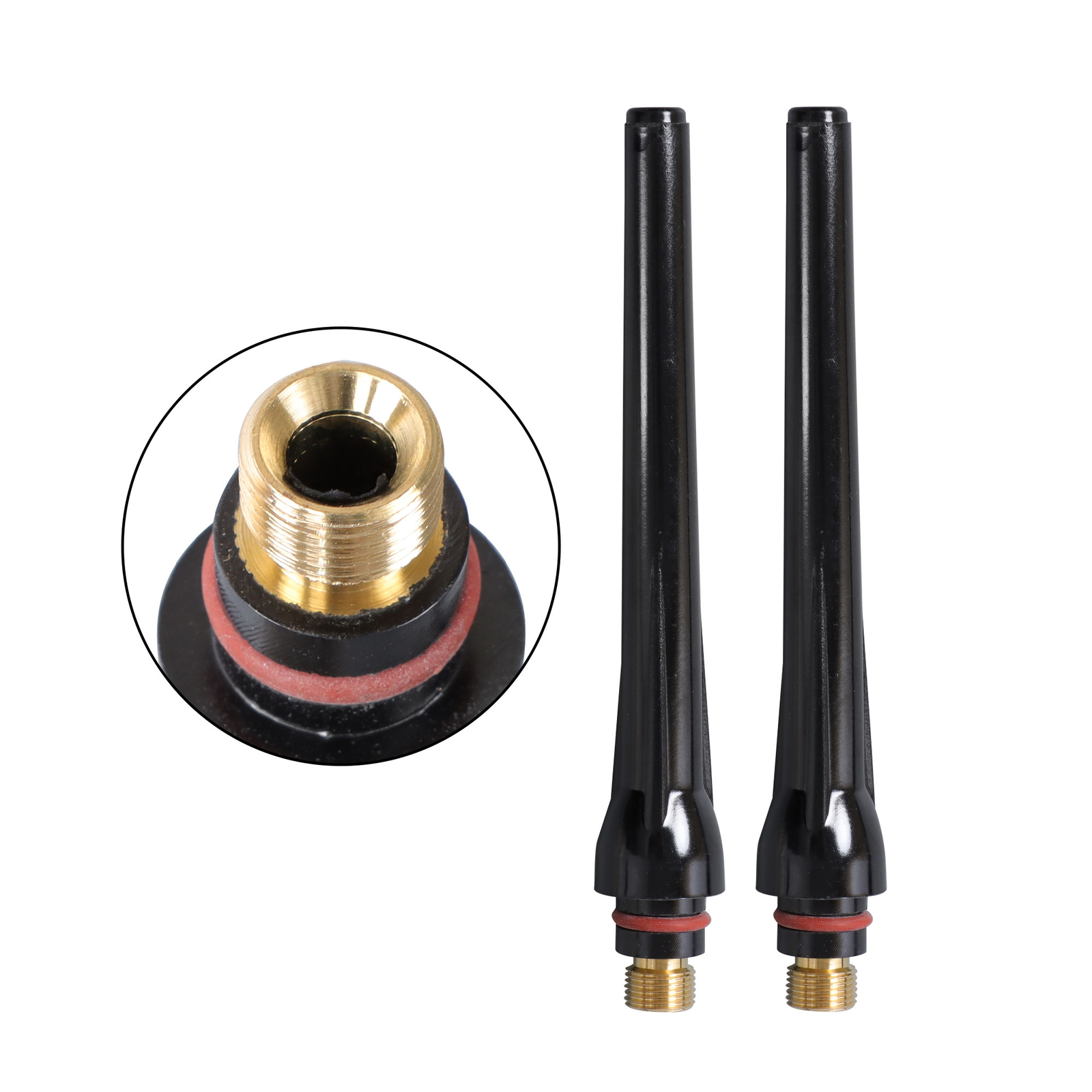 123 Pcs TIG Welding Torch Kit - Alumina Nozzle, Stubby Gas Lens for WP-17/18/26