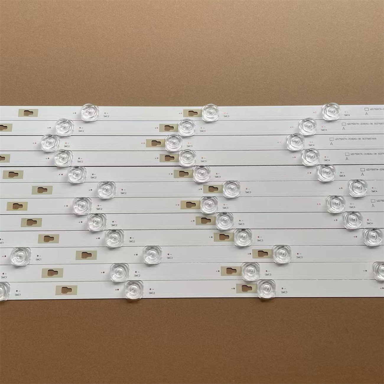 LED Backlight Strips For ONN 100044717 E4FAA75R 30375007005 LED75D07A-ZC66AG-06