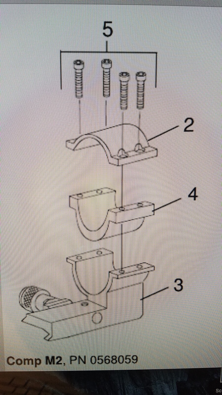 4 NEW Aimpoint Comp M2 Spacer Long Screws PN 0568109 NSN 5305-01-448-9826