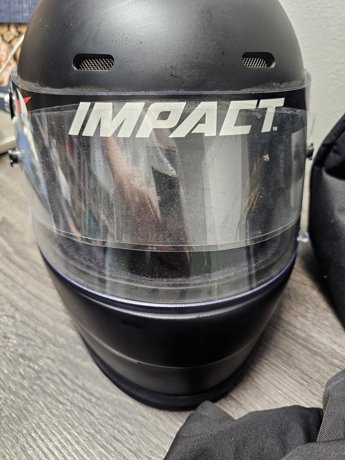 Impact Racing SA2020 1320 Helmet, Flat Black, X-Large NICE