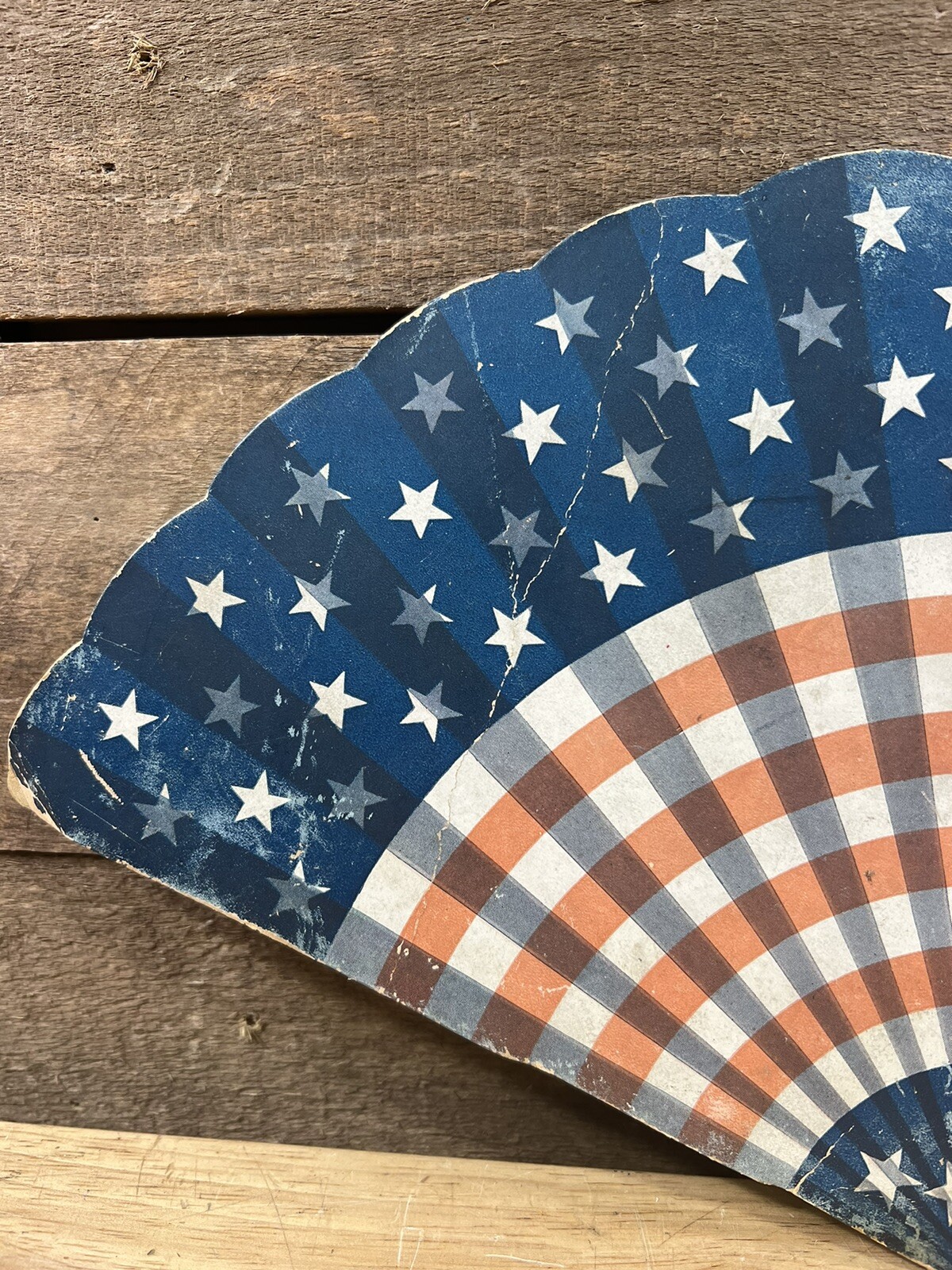 Vintage U.S. Army Bonus Enlistment Cardboard Advertising Fan