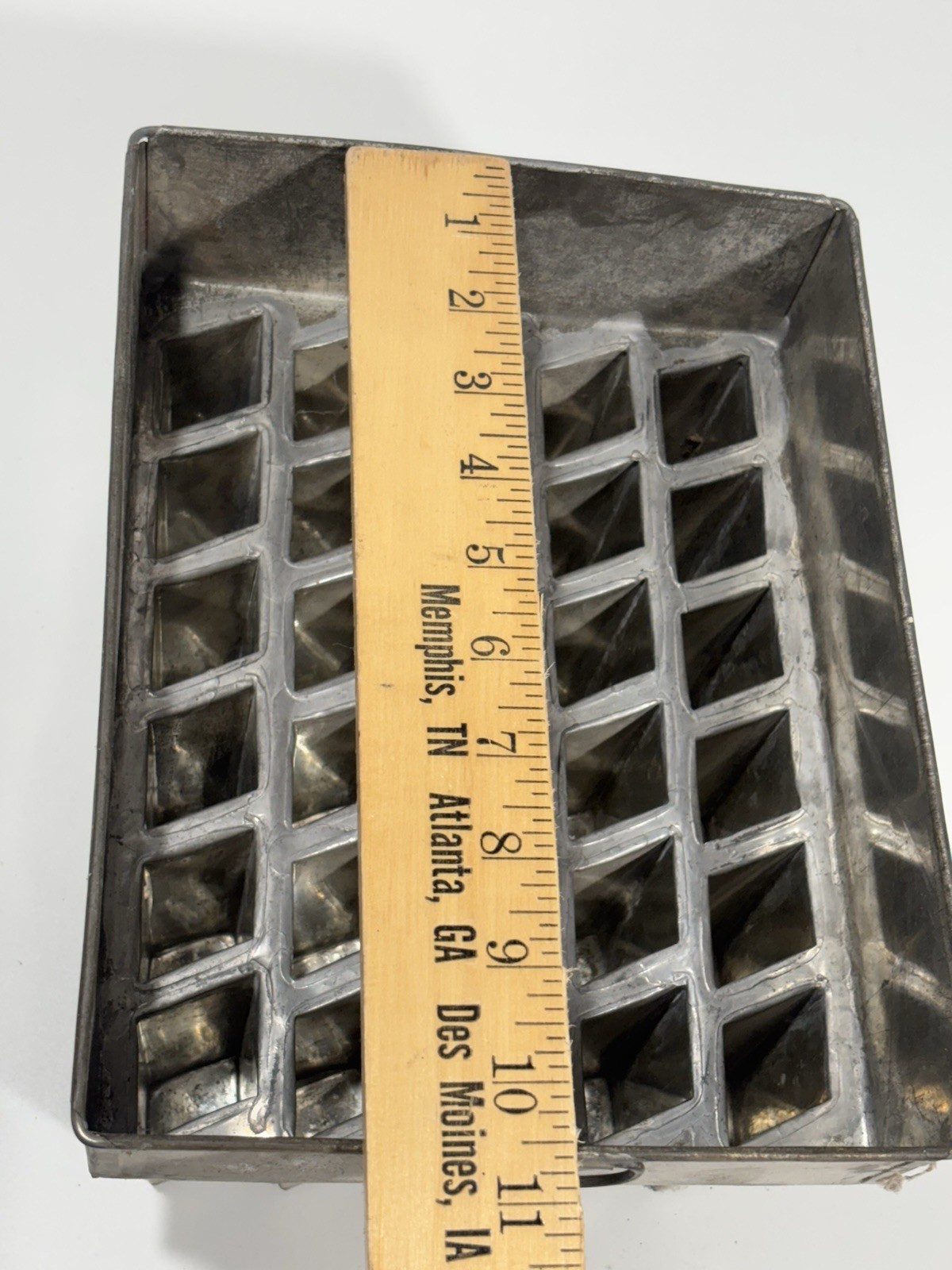 Vintage Metal Popsicle Ice Cream Mold 30 Slots