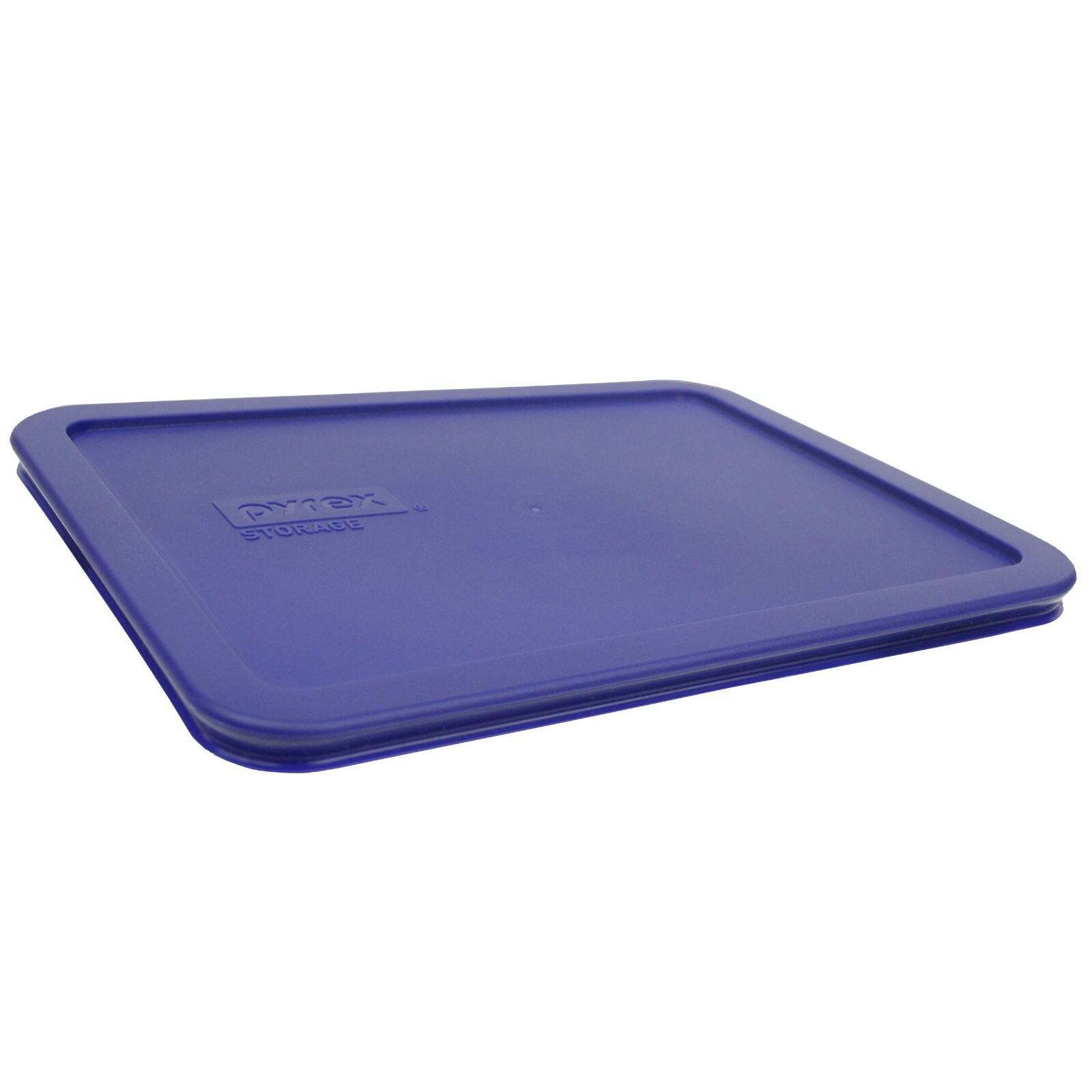 Pyrex 7211-PC Navy Blue Rectangle Food Storage Replacement Lid Cover (2-Pack)