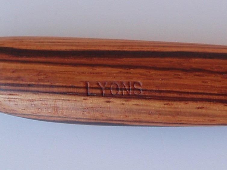 Dave Lyons Knifemaker Wood Carving Knife Fancy Handle 2" Blade Unused HTF
