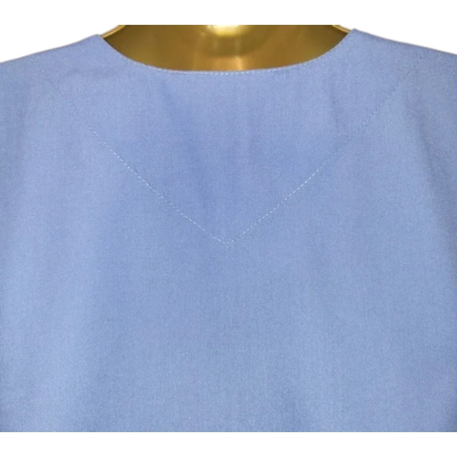 NEW Landau X-Large Blue Cotton Medical Scrub Jacket Snap Front Rib Cuffs Pockets