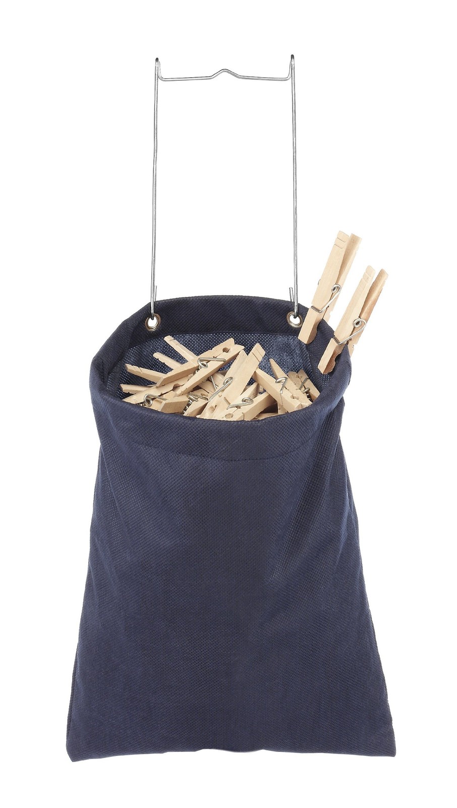 Whitmor Blue Polyester Clothes Pin Bag