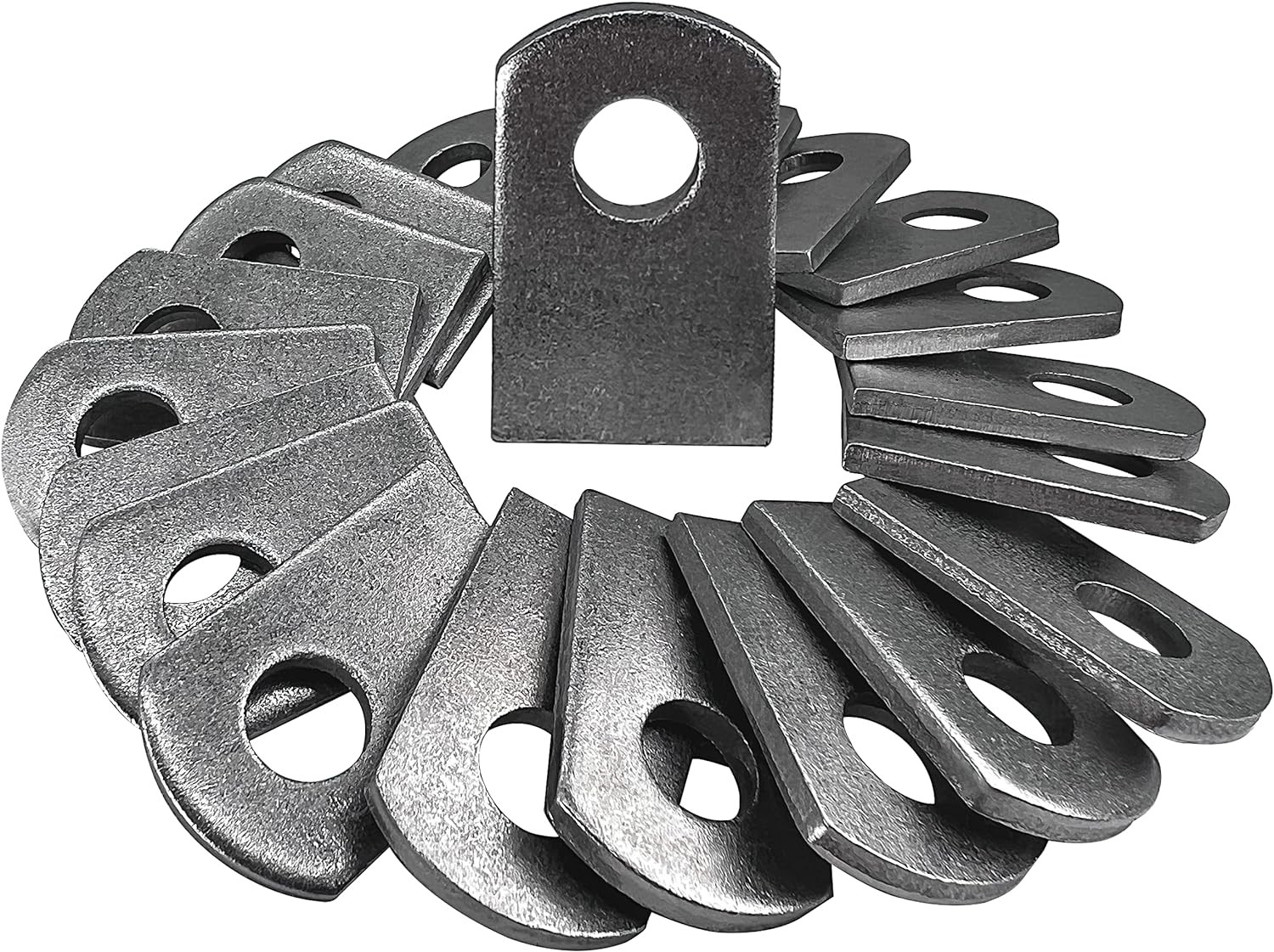 50 Pieces Welding Tabs - 1" W, 1 .5" H , 3/8" Hole, 1/8" Thick - Weld Tabs
