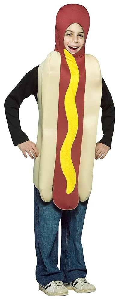 Rasta Imposta Hot Dog Child Costume One Size Fits 7-10