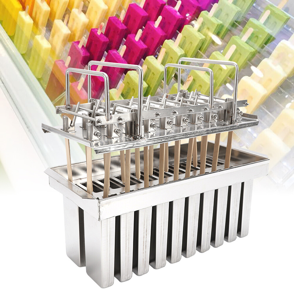 Ice Cream Stick Mold 20pcs Mold Cup Stainless Steel Mold Commercial