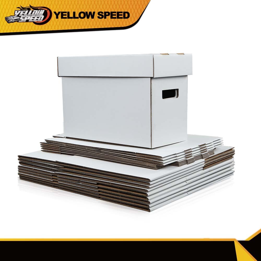 10Pcs Comic Books Storage Boxes Short Holds 150-175 Stackable Durable Archive