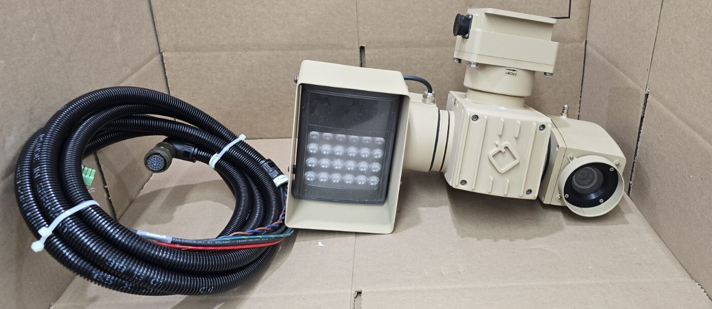 Moog Quickset GeminEye PTZ 28X zoom camera system & illuminator & cables