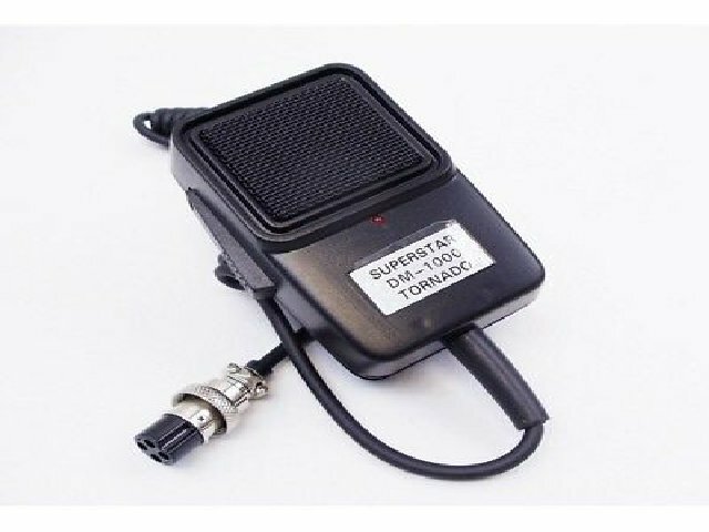MICROPHONE dynamic DM-1000 power MIC with echo.  Wired for 4 pin Cobra, Galaxy,