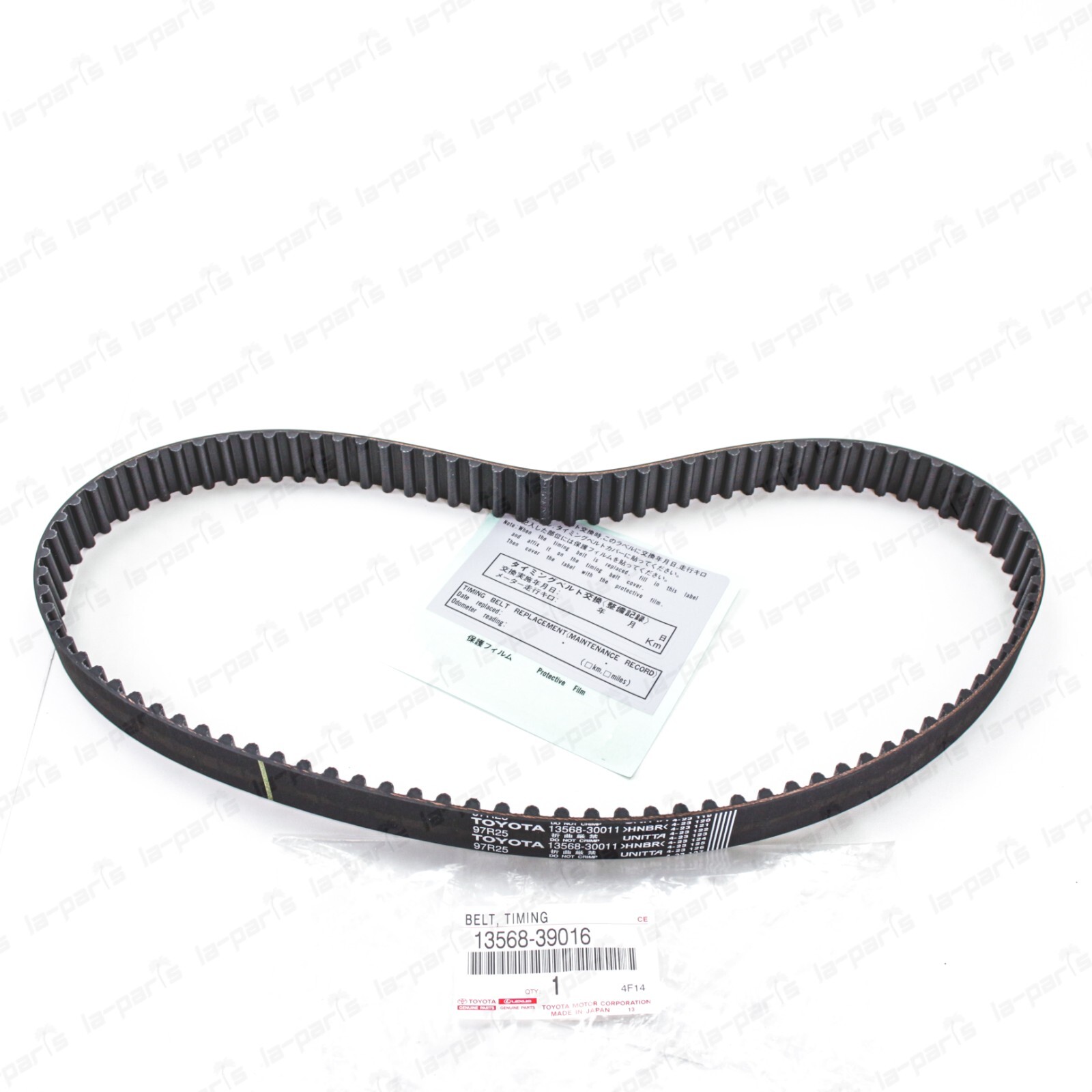 New Genuine OEM Toyota 1KDFTV 2KDFTV Diesel Engine Timing Belt 13568-39016