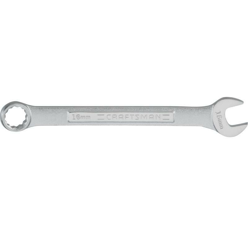 Craftsman 16 mm X 16 mm 12 Point Metric Combination Wrench 8 in. L
